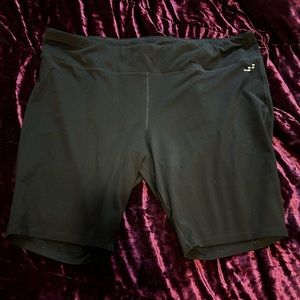 BCG black biker workout shorts! 3x!